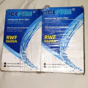 2x IcePure RWF0600A Replacement Refrigerator Water Filter